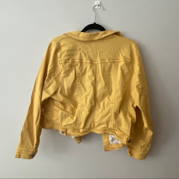 Yellow Denim Jacket - Picture 4 of 4